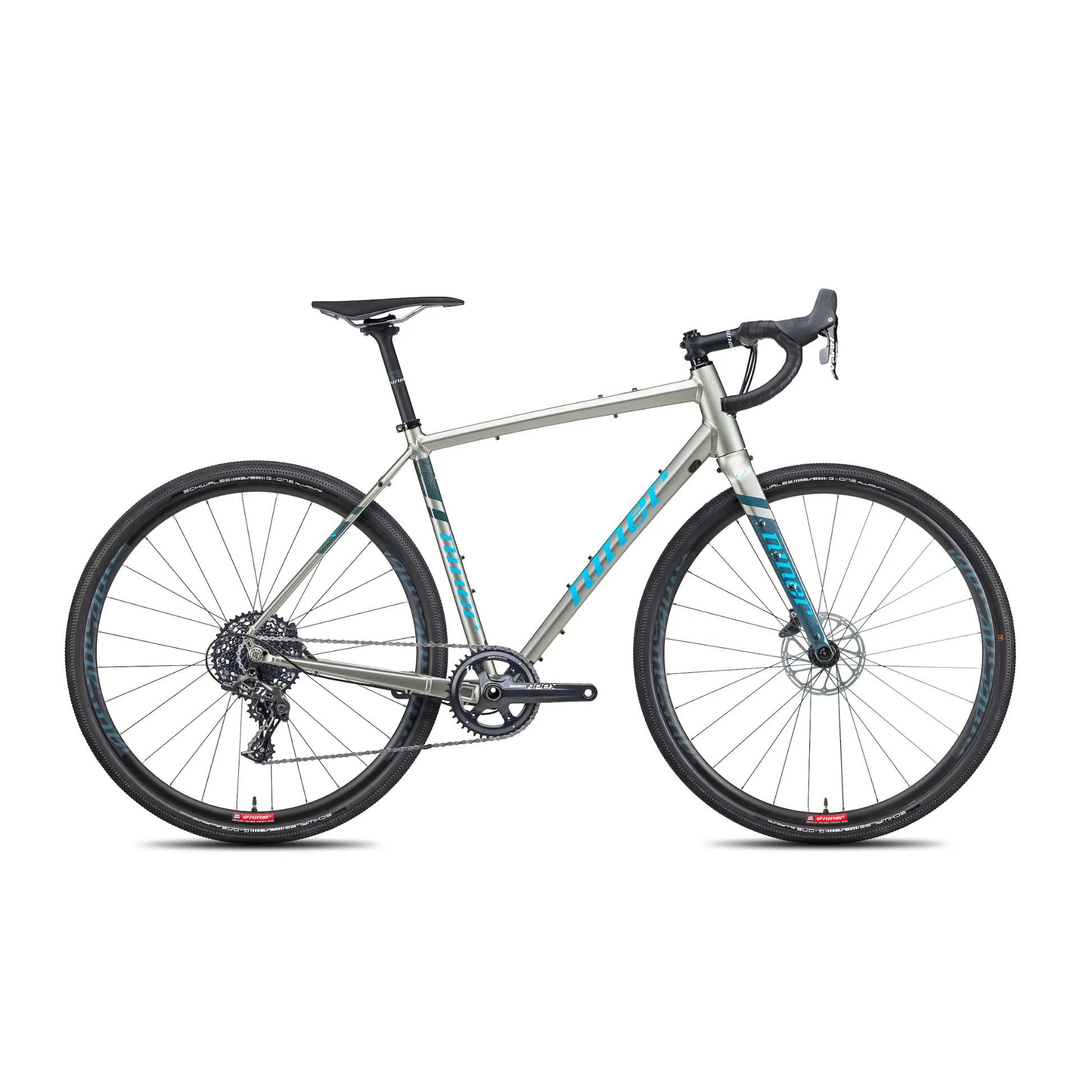 Niner RLT Aluminum Gravel Bike Grey/Blue Apex 1x12 Speed