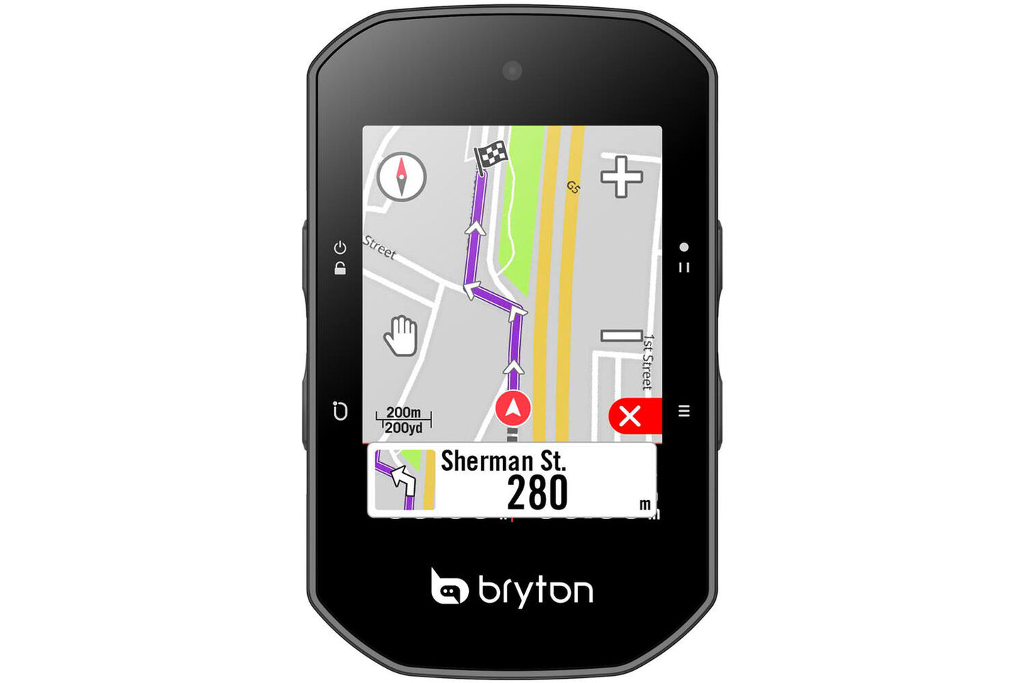 Bryton - Rider S500 T GPS Bike Computer Includes Heart Rate Strap and Cadence Sensor ANT+ / Bluetooth