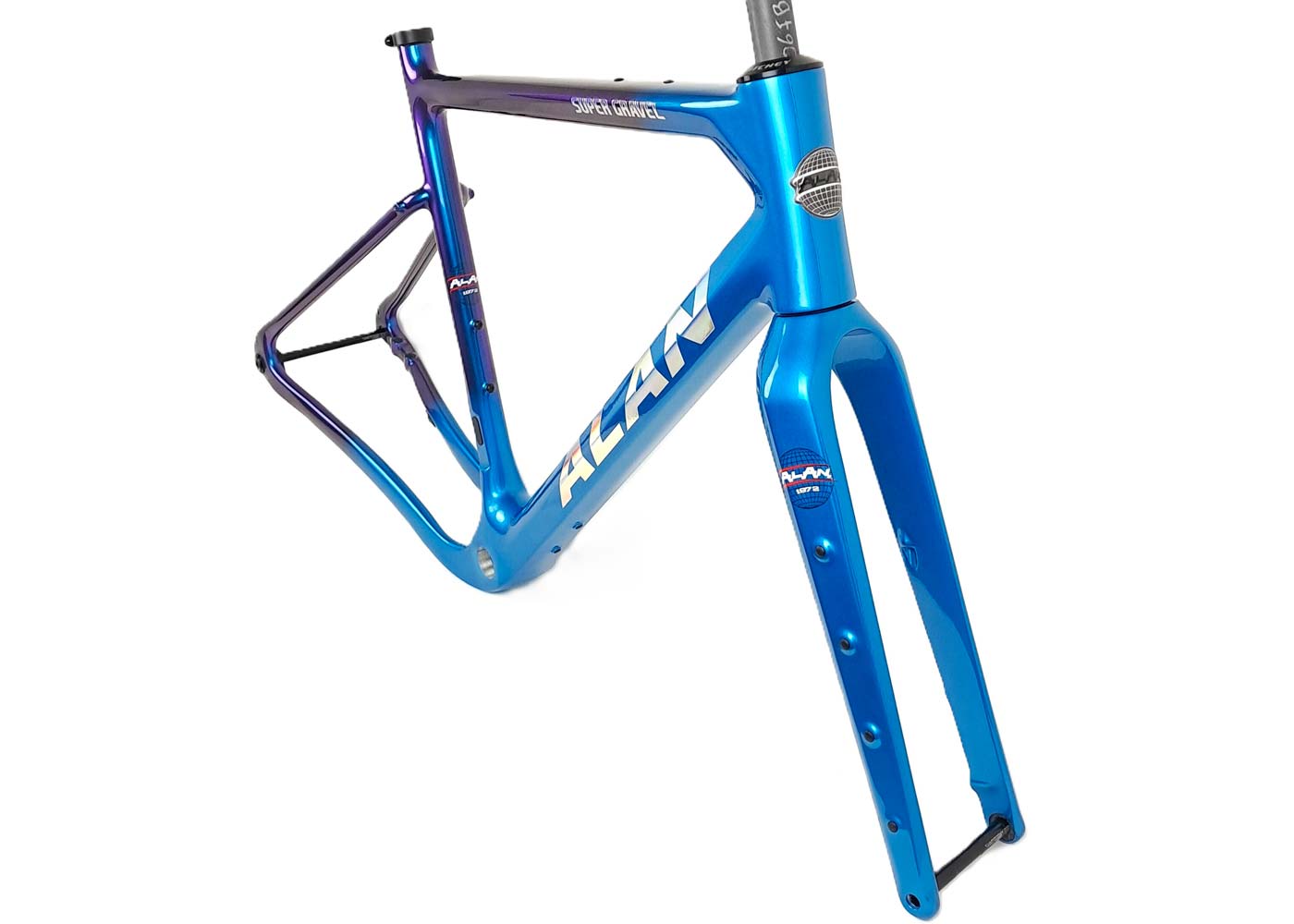 ALAN Super Gravel Carbon Frameset | SG1 BLUE QUASAR
