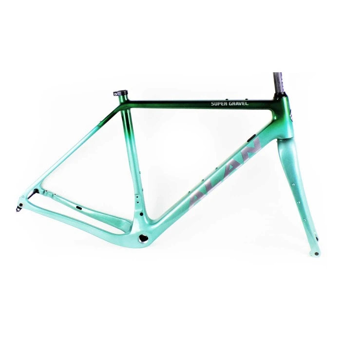 ALAN Super Gravel Carbon Frameset | SG4 Green Fade