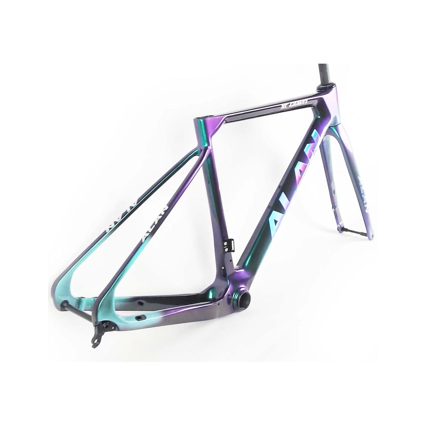 ALAN XC Gravel Carbon | XCG1 Green Purple/Turquoise | Rival XPLR AXS 1x12 Speed