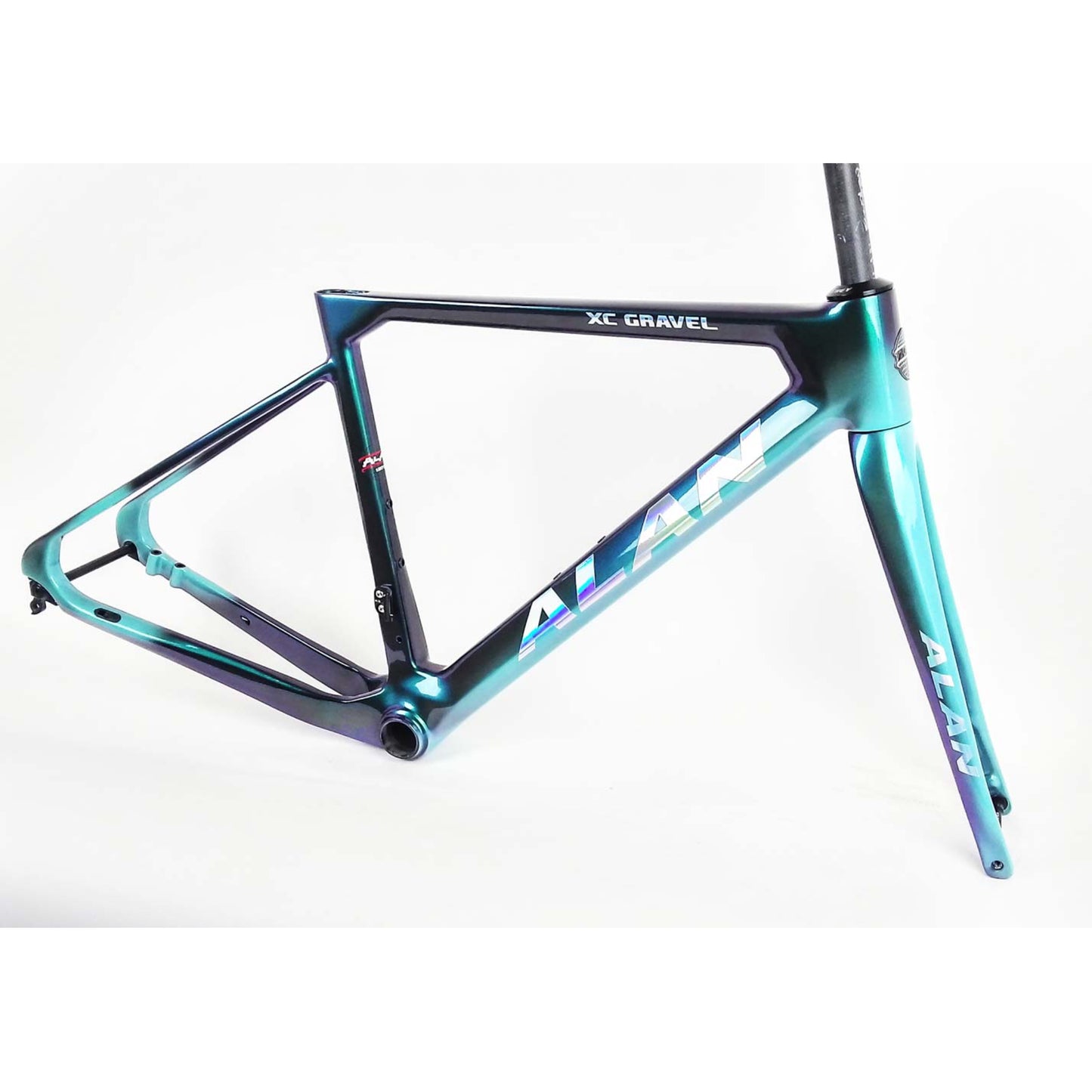 ALAN XC Gravel Carbon | XCG1 Green Purple/Turquoise | Rival XPLR AXS 1x12 Speed