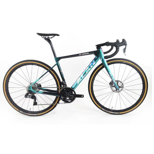 ALAN XC Gravel Carbon | XCG1 Green Purple/Turquoise | Rival XPLR AXS 1x12 Speed