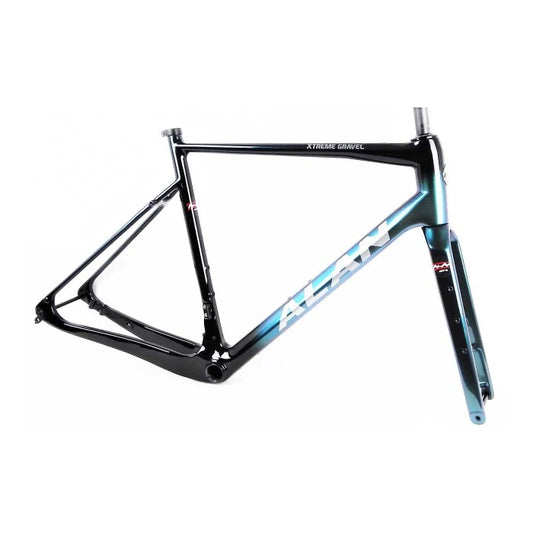 ALAN Xtreme Gravel Carbon Frameset | XG3 Green Purple